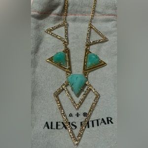 Geometric Alexis Bittar necklace